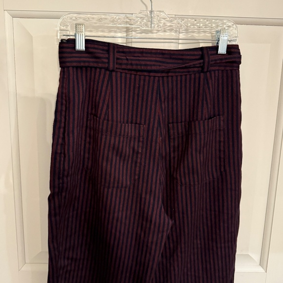 Anthropologie Cartonnier Linework Pleated Striped Trousers 31965 - Picture 8 of 16